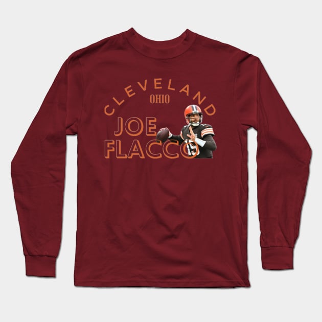 JOE FLACCO CLEVELAND Long Sleeve T-Shirt by Alexander S.